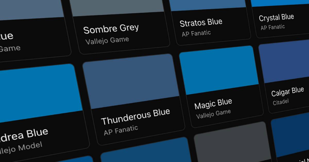 Kantor Blue Hobby Paint Db